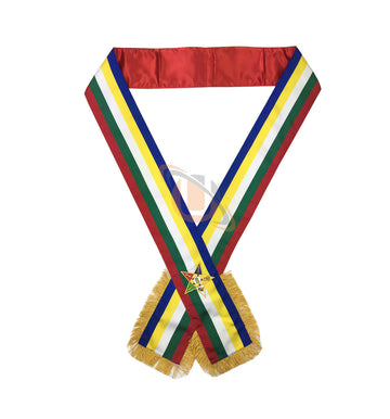 Masonic Eastern Star OES Sash Five Colour sash - kitchcutlery
 - 1